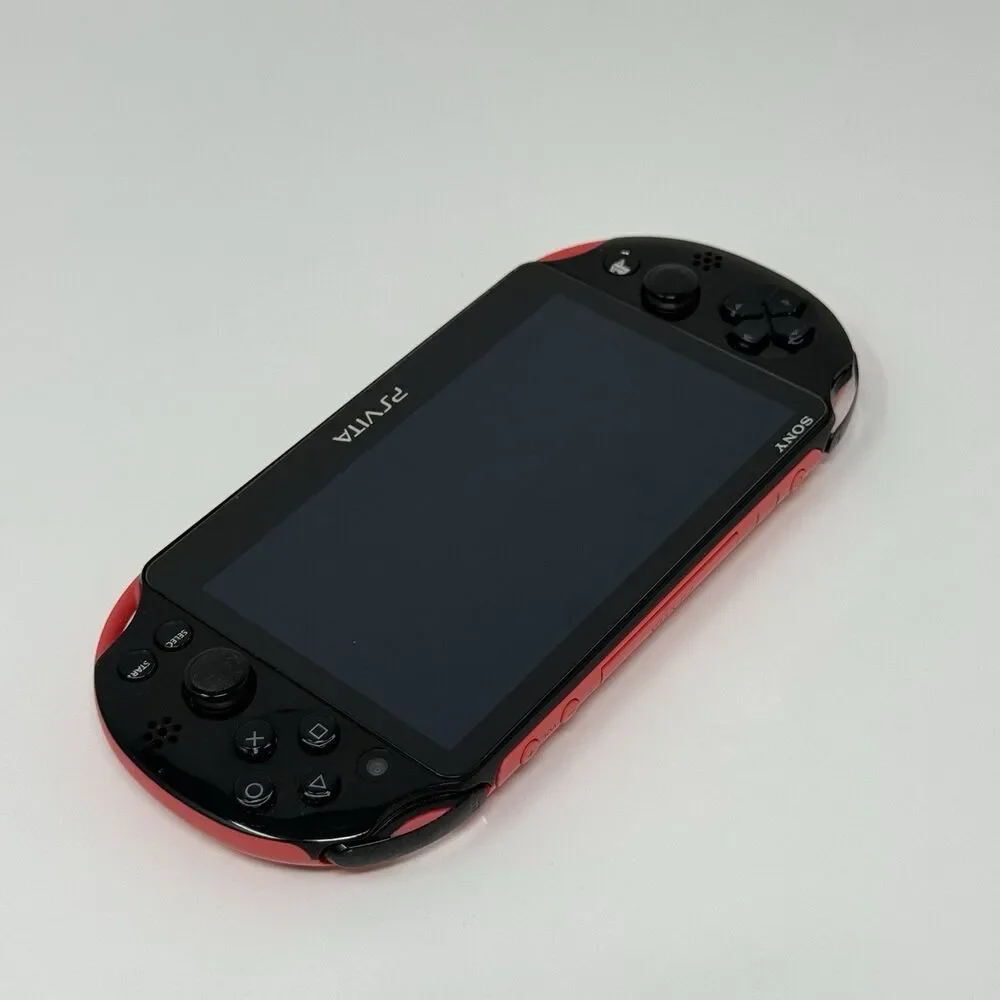 Sony PlayStation Vita PCH-2000 Pink Black Japan Import Case Game Tested